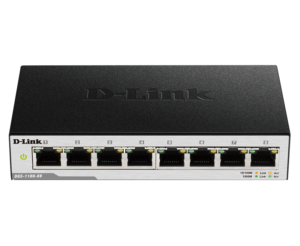 Switch Dlink Easysmart Gigabit 8 Ports 10/100/1000 Base-T D-Link