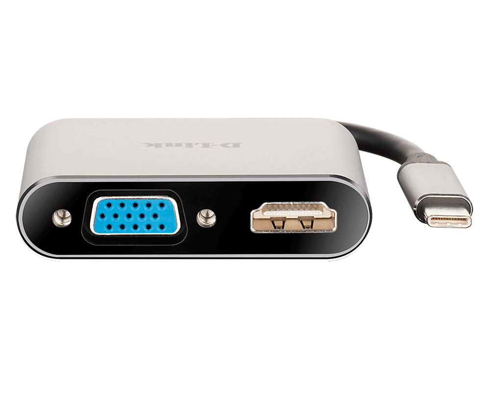 D-Link 2-In-1 Usb-C To Hdmi/Vga Adapter