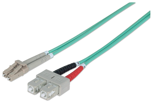 Intellinet Cable Fo/ Dx/ Multimode Lc/Sc/ 50/125 / Om3/3M