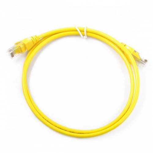 D-Link Cat6 Utp 24 Awg Round Patch Cord - 1M - Yellow Col