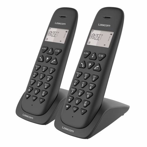 Dect Analog Phone Vega250 Duo Noir