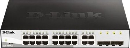 [DGS-F1210-18PS-E] Switch D-Link 16-Port 10/100/1000Base-T Poe 250M Poe+ Smart 2Sfp