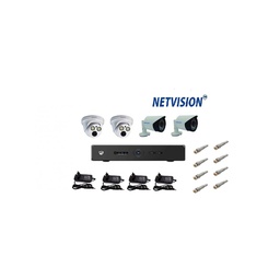 Pack Vidéo Surveillance Hd Netvision Full Hd